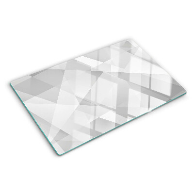 Szklana deska kuchenna Geometria w odcieniach szarości