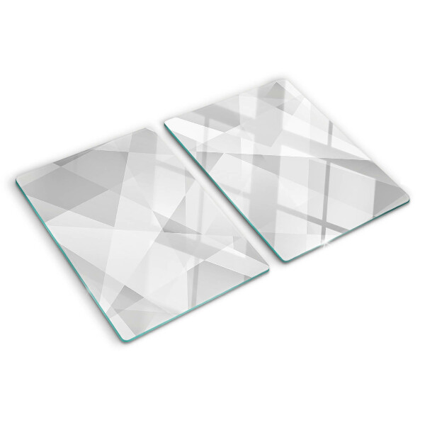 Szklana deska kuchenna Geometria w odcieniach szarości