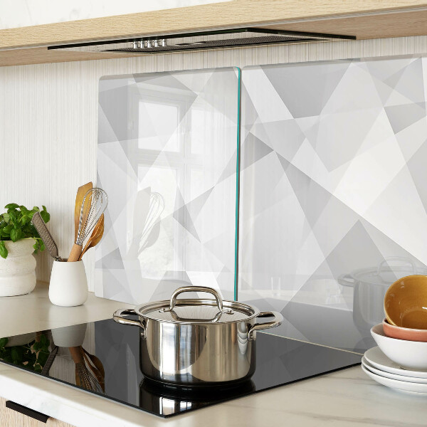 Snijplanken glas Geometrie in grijstinten