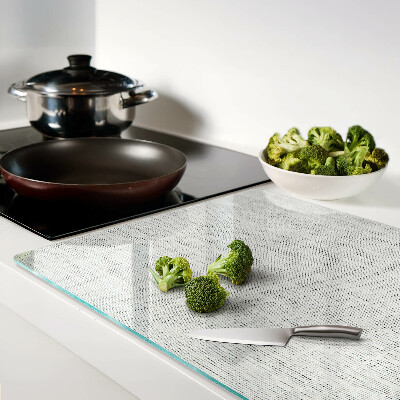 Glazen snijplanken Gestructureerd patroon in grijstinten