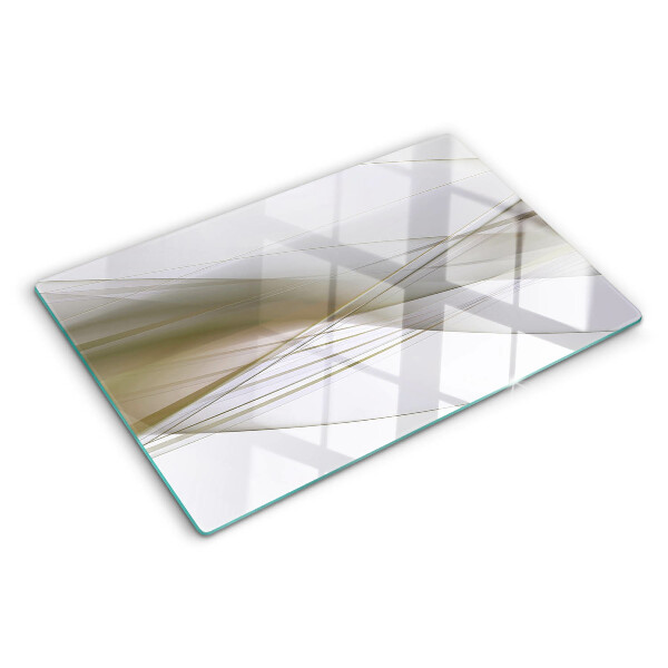 Szklana deska kuchenna Abstrakcyjne linie i kształty
