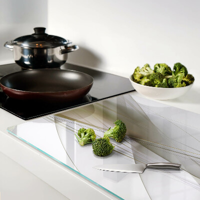 Snijplanken glas Abstracte lijnen en vormen