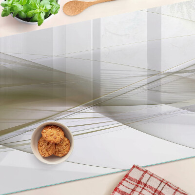 Szklana deska kuchenna Abstrakcyjne linie i kształty