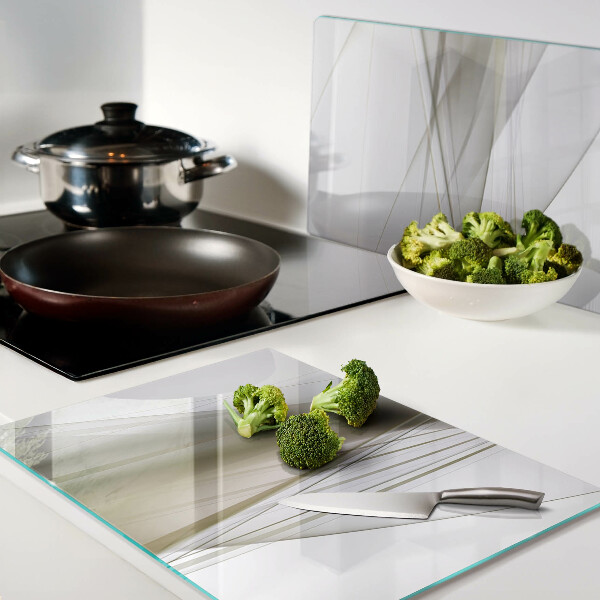 Snijplanken glas Abstracte lijnen en vormen