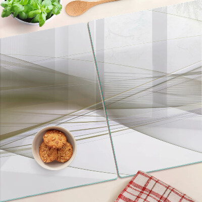 Snijplanken glas Abstracte lijnen en vormen
