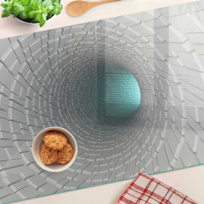 Szklana deska do krojenia Tunel 3D z efektem głębi