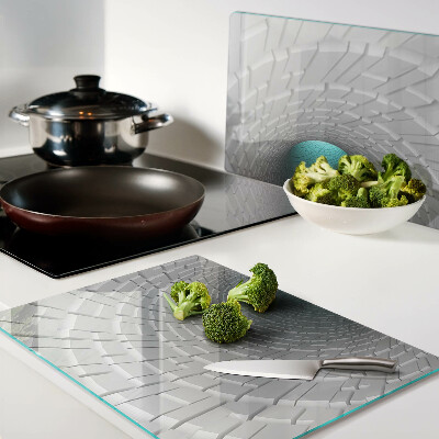 Snijplanken van glas 3D-tunnel met diepte-effect