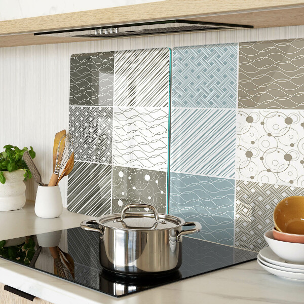 Szklana deska do krojenia Geometryczne wzory i linie