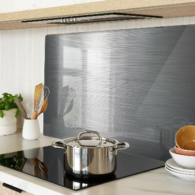 Szklana deska do krojenia Metaliczny efekt szczotkowanej stali