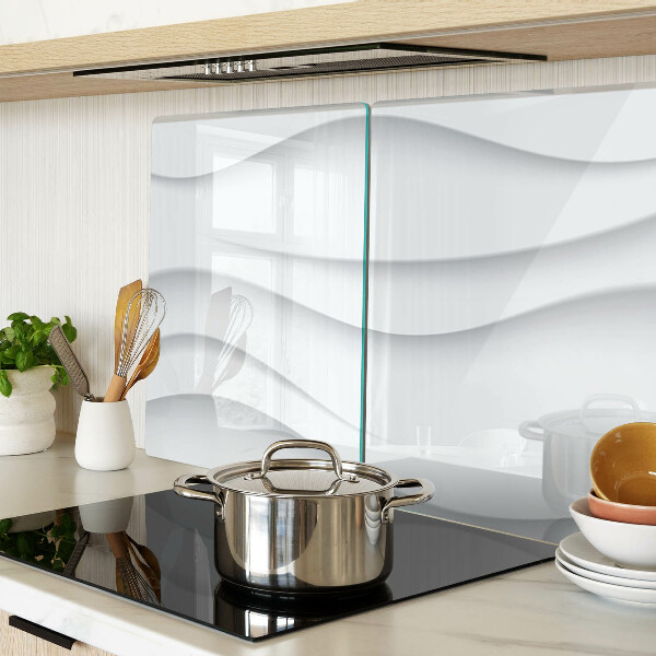 Deska kuchenna szklana Fale i linie