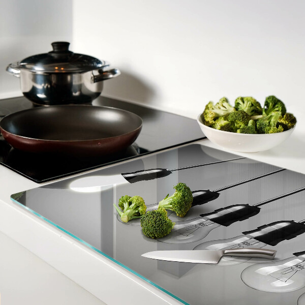 Snijplanken glas Gloeilampen aan kabels