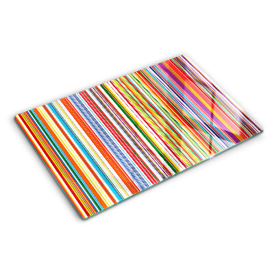 Deska kuchenna szklana Kolorowe paski