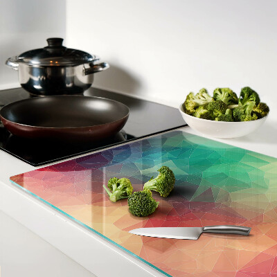 Snijplanken van glas Abstract geometrisch patroon