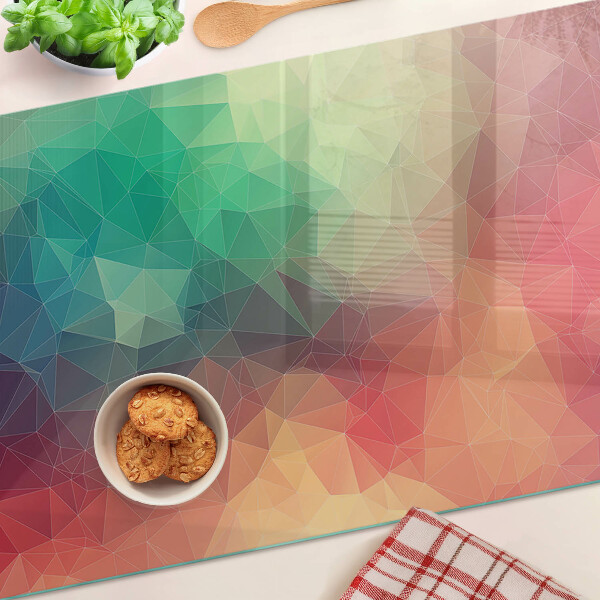 Snijplanken van glas Abstract geometrisch patroon