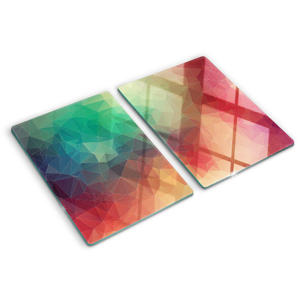 Szklana deska do krojenia Abstrakcyjny wzór geometryczny