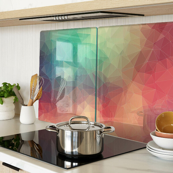 Snijplanken van glas Abstract geometrisch patroon