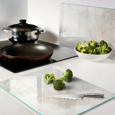 Glazen snijplanken Marmerpatroon met gouden aderen