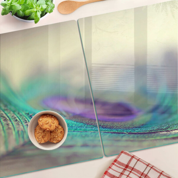 Szklana deska kuchenna Kropla na liściu