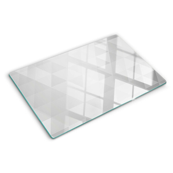 Glazen snijplanken Geometrische patronen in grijstinten