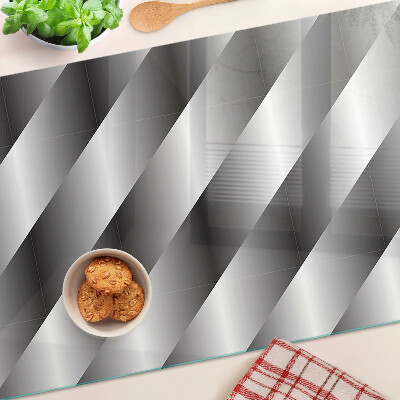 Deska kuchenna szklana Geometryczne wzory w odcieniach szarości