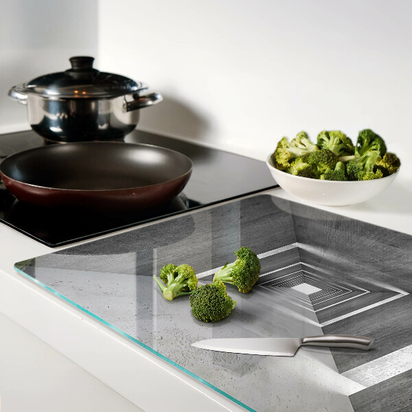 Deska kuchenna szklana Architektoniczny tunel w odcieniach szarości