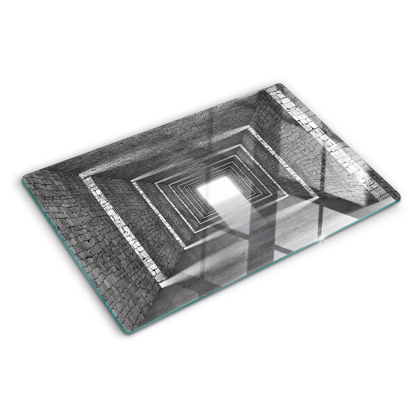 Deska kuchenna szklana Iluzja głębi w architekturze