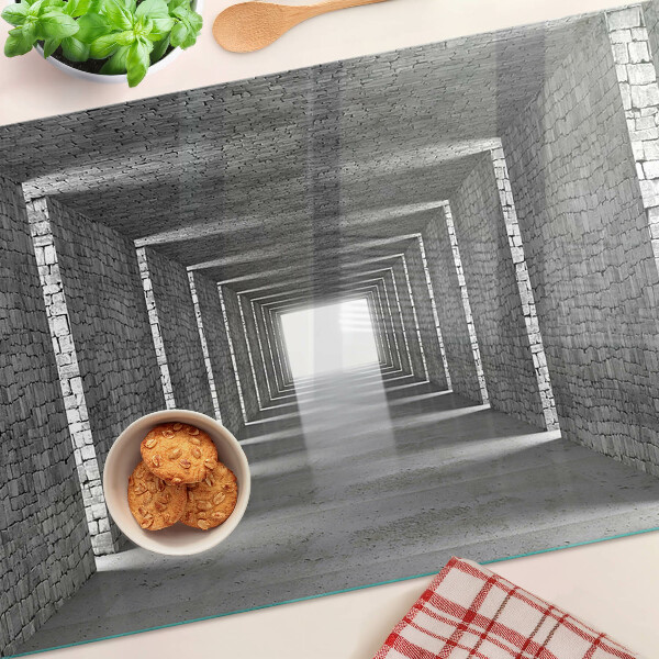 Deska kuchenna szklana Iluzja głębi w architekturze