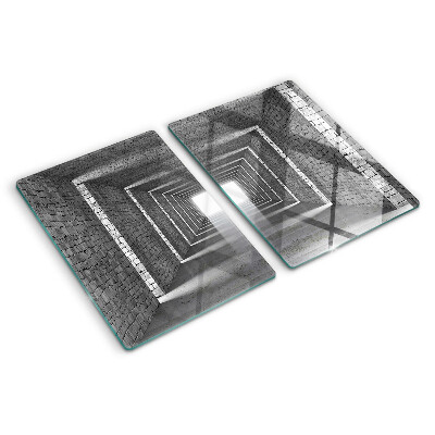 Deska kuchenna szklana Iluzja głębi w architekturze