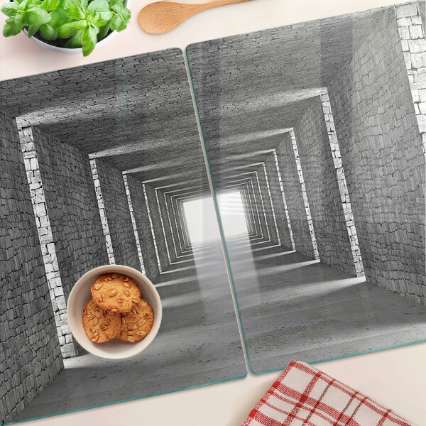 Deska kuchenna szklana Iluzja głębi w architekturze