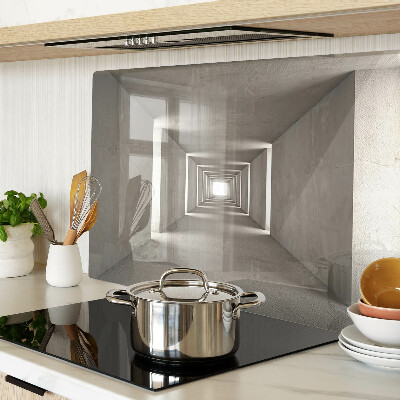 Szklana deska do krojenia Geometryczne wnętrze z efektem głębi