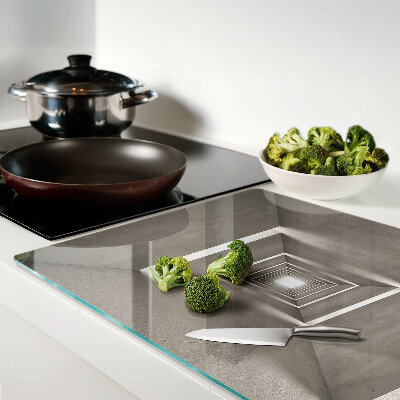 Szklana deska do krojenia Geometryczne wnętrze z efektem głębi