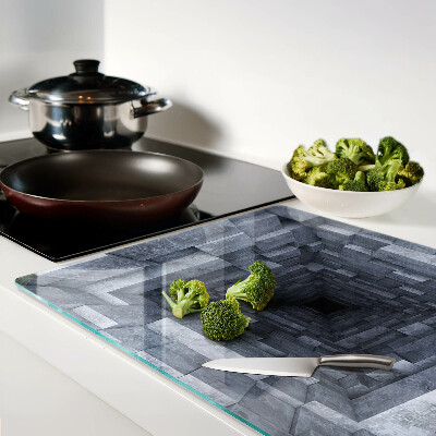 Szklana deska kuchenna Iluzja głębokiego otworu