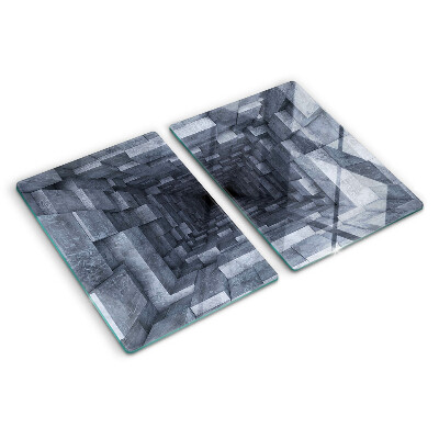 Szklana deska kuchenna Iluzja głębokiego otworu