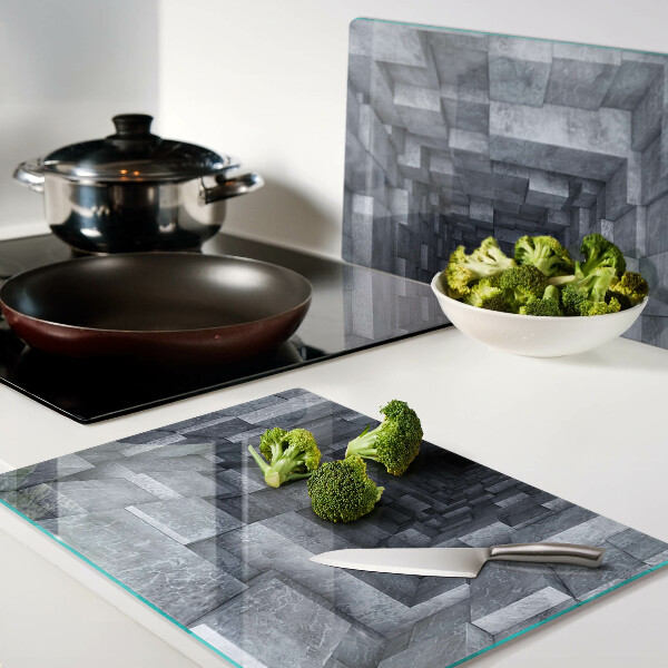 Szklana deska kuchenna Iluzja głębokiego otworu