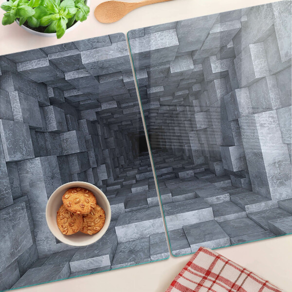 Szklana deska kuchenna Iluzja głębokiego otworu