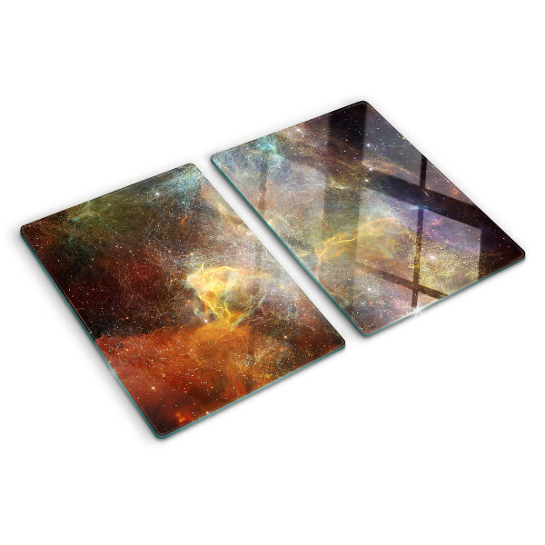 Glazen snijplanken Kosmisch galactisch landschap