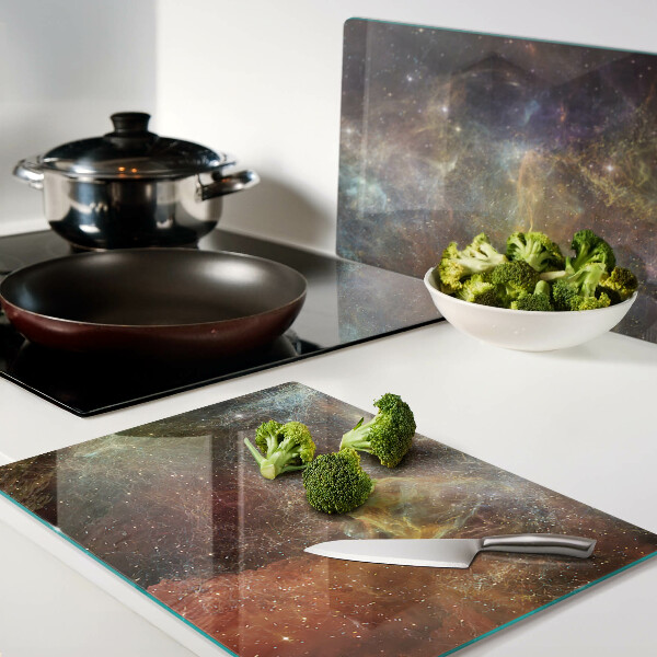 Glazen snijplanken Kosmisch galactisch landschap