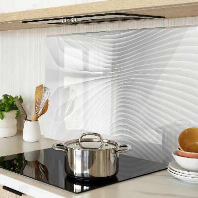 Glazen snijplanken Golven en lijnen in grijstinten