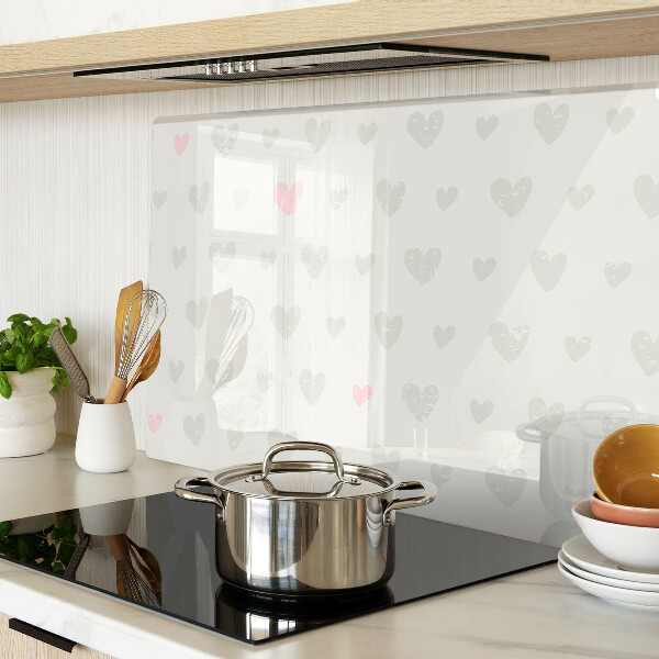 Szklana deska do krojenia Serduszka w różnych kolorach