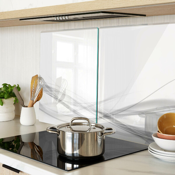 Szklana deska kuchenna Abstrakcyjne linie i fale