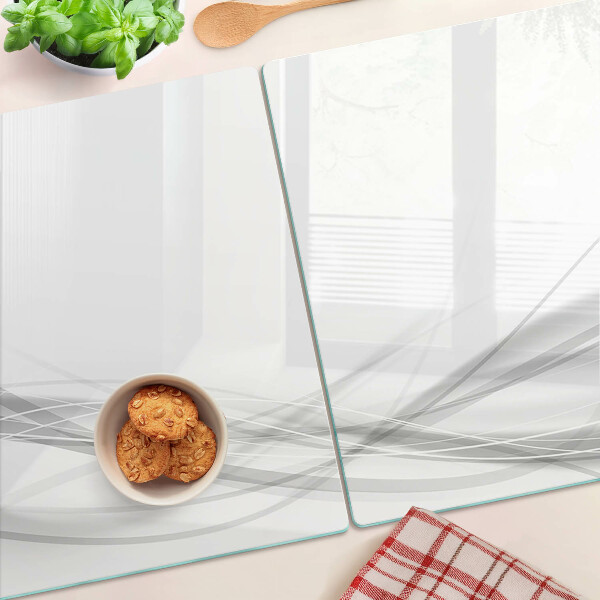 Glazen snijplanken Abstracte lijnen en golven