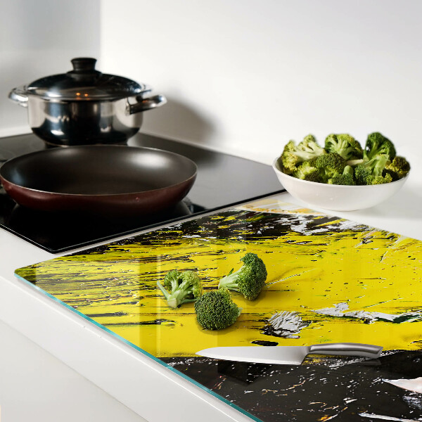 Snijplanken van glas Abstract landschap in intense kleuren