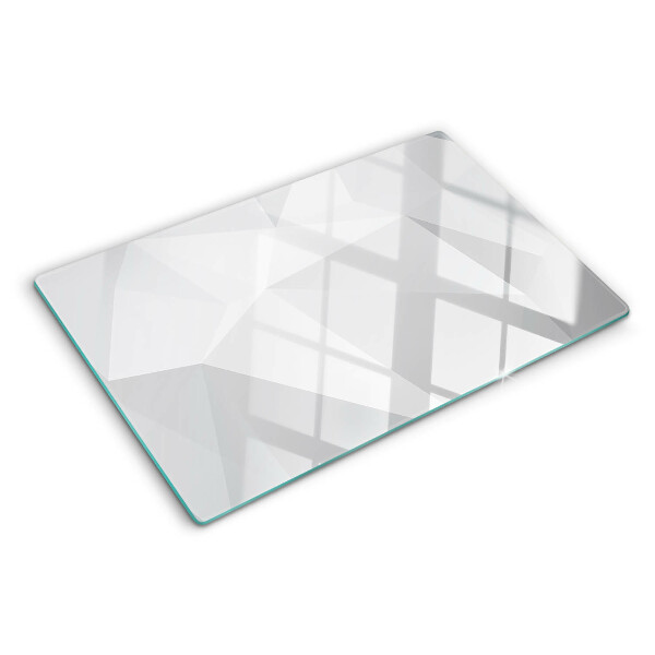 Snijplanken van glas Geometrische vormen in grijstinten