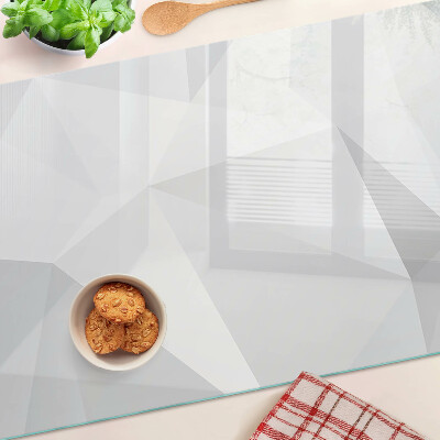Snijplanken van glas Geometrische vormen in grijstinten