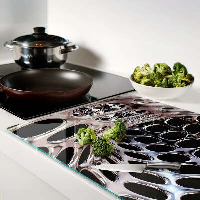 Szklana deska kuchenna Abstrakcyjna struktura siatki