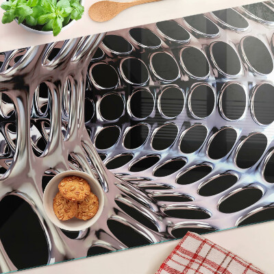 Szklana deska kuchenna Abstrakcyjna struktura siatki