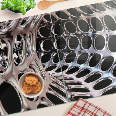 Szklana deska kuchenna Abstrakcyjna struktura siatki