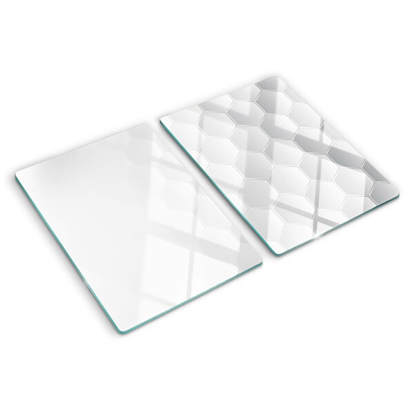 Deska kuchenna szklana Wzór heksagonalny
