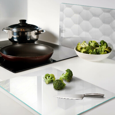 Deska kuchenna szklana Wzór heksagonalny