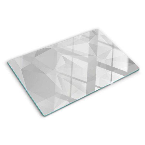 Szklana deska do krojenia Geometria w odcieniach szarości